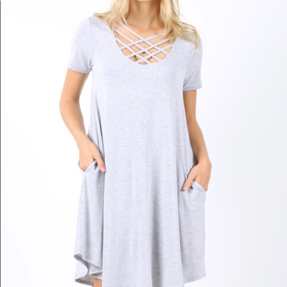 Criss Criss Tshirt Dress - Picture 1 of 1